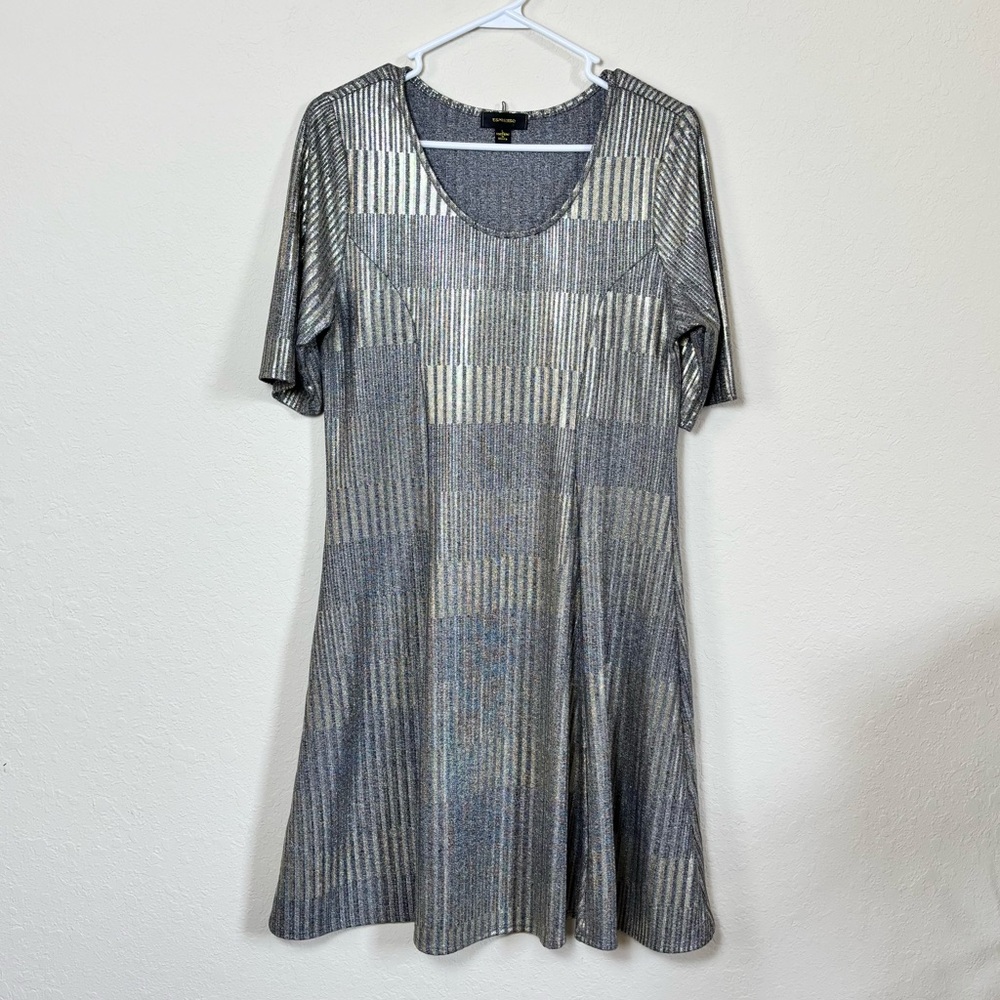Espresso Women’s Gold Dress. Size L